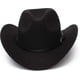thumbnail image 2 of Unisex Cowboy Hat, Western Hat For Men Cowboy Felt Hat Adjustable Outdoor Hat, 2 of 5