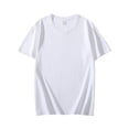 thumbnail image 1 of Camiseta de algodón para hombre, camisa de manga corta de Color puro, ropa de verano, 2021, 1 of 4