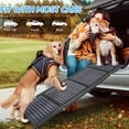 thumbnail image 7 of Dog Ramp for Car, Folding Dog Ramp, 63"x17" Car Ramp for Dogs, Dog Ramps for Large Dogs SUV, Car Dog Ramp with Non-Slip Rug Surface, Dog Ramp for SUV, Truck, 7 of 7