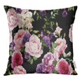thumbnail image 1 of RYLABLUE Fleur Seamless Floral Pattern avec Roses Aquarelle Vintage Bloom Illustration Throw Taie d'Oreiller Housse de Coussin, 1 of 1