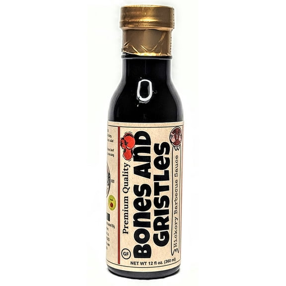 Bones and Gristles (Mild) Sweet Hickory Barbecue Sauce, 12 oz. Gluten Free