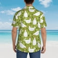 thumbnail image 6 of Easygdp Lovely Chickens Men's Hawaiian Shirts Print Lapel Short Sleeve for Beach, vacation, party, casual occasions - X-Large, 6 of 9