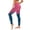 Pink, variant on WREESH Womens Yoga Pants Stretch Yoga Leggings Fitness Running Gym Sports Full Length Active Pants Yoga Full Length Pants Gold
