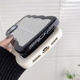 thumbnail image 5 of Simple Colorful Complementary Mirror Phone case with Curly Border Wave Pattern, Multi-Color Options for iPhone 15 14 13 12 11 Pro Max XS XR X 7 8 Phone Cases (White,iPhone 11 Pro Max), 5 of 7