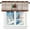 Style 8, variant on Christmas Window Valances Winter Snowflakes Valance Kitchen Curtains with Rod Pocket Merry Christmas Ball Ornaments Window Treatments Short Curtain Panels Decor 54" X 18"