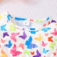 thumbnail image 6 of Bellafa Toddler Tutu Dress Little Girls Ruffle Tulle Dresses Summer Party Princess Butterfly Sundress for 2-7Y, 6 of 7
