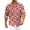 Pink, variant on Fgvctg Long Sleeve Shirts for Men V Neck Button Down Shirt Fashion Collared Blouses Date Day Love Heart Print Plus Size Business Casual Outfits Light pink 2XL