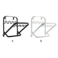 thumbnail image 4 of sweethay Bolsa colgante de basura de hierro plegable, soporte para bolsas de basura para acampar, estante de almacenamiento, organizador de basura de Kits de desorden para acampar Blanco sweethay OD026627-02, 4 of 6