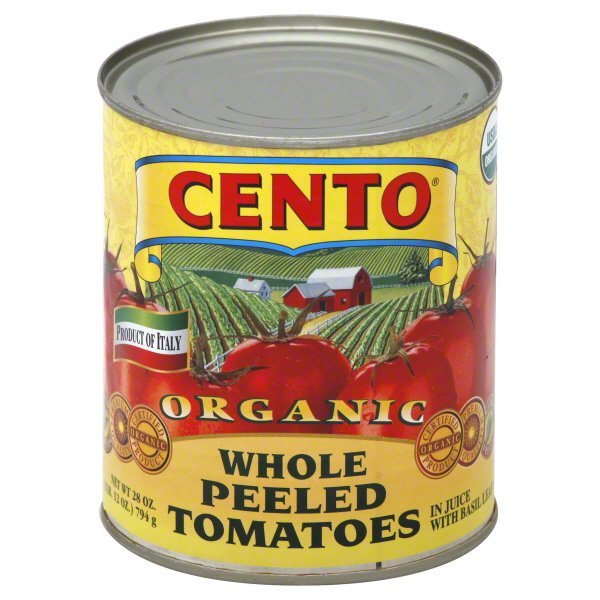Cento Organic Peeled Italian Plum Tomatoes