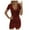 Burgundy, variant on Fashion Womens Casual Dresses Sexy V-neck Short Sleeve Sparkly Sequin Slim Elegant Party Sheath Dress,Gold