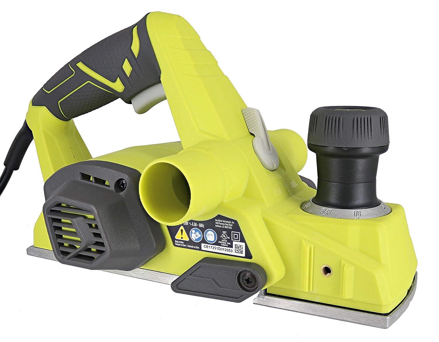Ryobi 6-Amp Corded Hand Planer, 3-1/4 