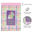 thumbnail image 2 of Magnolia Garden Happy Easter Woven Bunny 13 x 18 Inch Polyester Garden Flag, 2 of 2