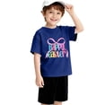 thumbnail image 3 of Coerni Kids Easter Shirt Girls Happy Easter Shirts Rabbit Graphic Crew Neck Short Sleeve Tee Tops with Bow Bunny Baby Cute T-shirt, 3 of 8