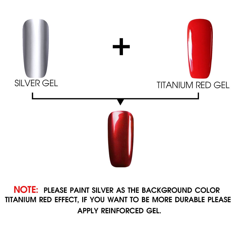 French Gel Nail Polish 8 ml Semi Permanent Gel 6 Colors Collection