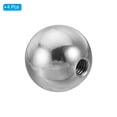 thumbnail image 3 of Uxcell M6x23mm Ball Nuts Knob, 4 Pack Thread 304 Stainless Steel Round Blind Hole Screw Cap Cover, Silver, 3 of 5