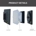 thumbnail image 3 of Lámpara De Valla Con Energía Solar Led Luz De Paisaje Lámpara De Columna Decorativa Lámpara De Decoración De Luz De Calle Compacta Ip65 A Prueba De Agua Para Jardín Porche Pasarela Aleros Methold HA025254-01, 3 of 6