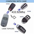 thumbnail image 4 of Two-channel radio remote control TOP-432EE, 433.92 MHz, gray, Compatible with Door and Garage remote control, 2 pieces, 4 of 5