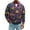 Light Purple, variant on LNZGNM Men's Mardi Gras Shirt Quarter Zip Plus Size Carnival Graphic Printed Sweatshirts Stand-Up Collar Long Sleeve Tops Casual Carnival Outfits,Dark Purple 4XL