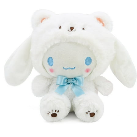 Anime Kawaii White Bear Cross-Dressing Series Plush,Cute Soft Stuffed Animals Plush Toy (WhiteBear-A-7.87In)
