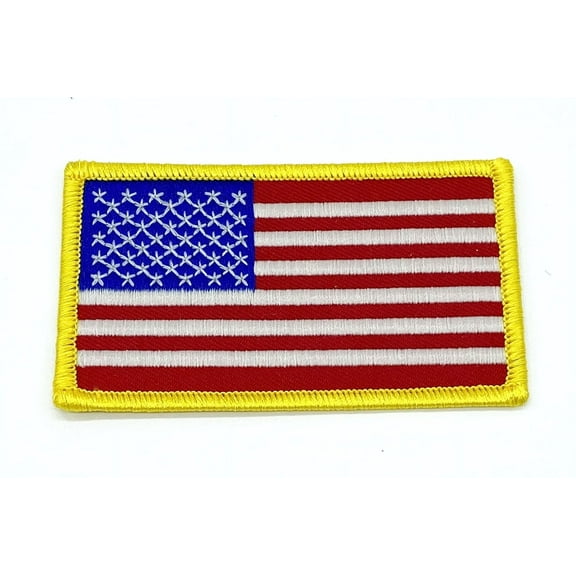 Flag Patch Glow in the Dark – With Hook and Loop, 2" X 3.5"