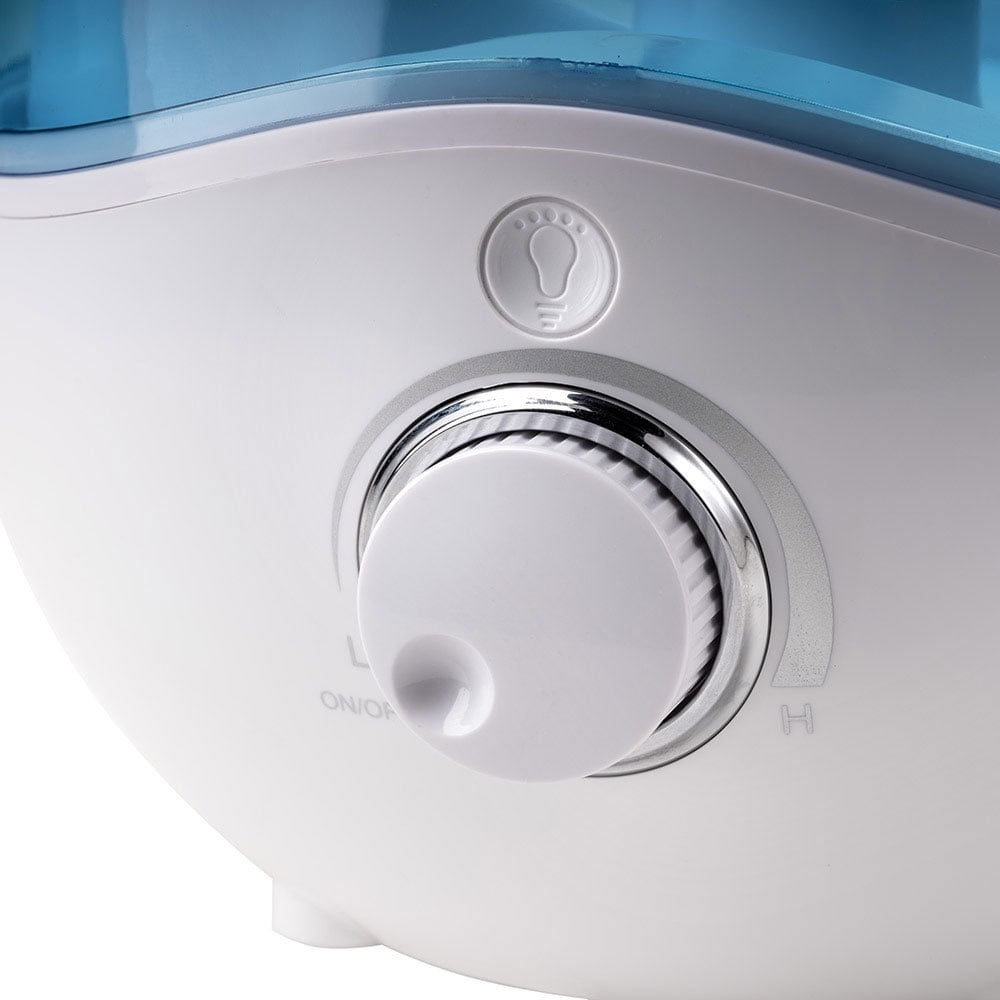Lasko Ultrasonic Cool Mist Humidifier with Scent Tray and Nightlight, UH200, White and Blue