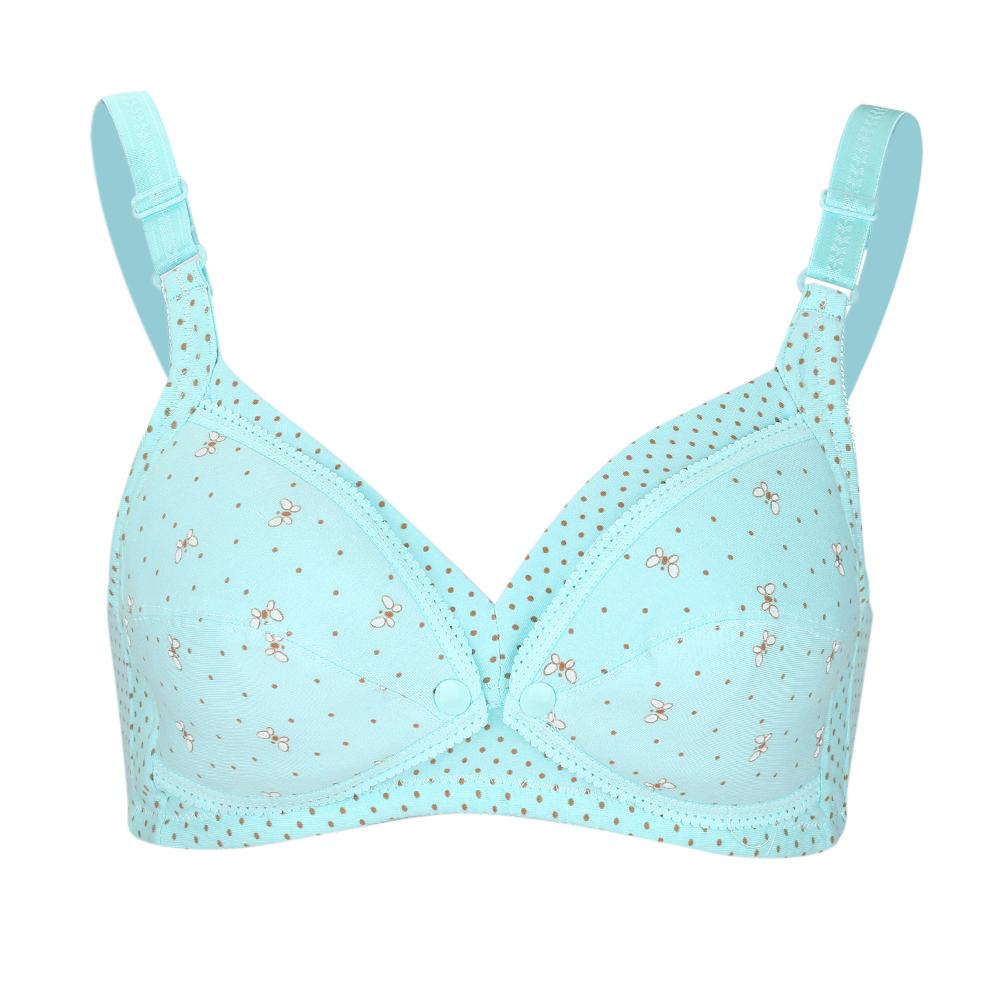 LYUMO LYUMO Cotton Breast Feeding Maternity Nursing Bra Sleep Bras