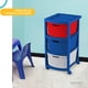 thumbnail image 3 of Torre 3 Niveles Cajonera Multiusos Organizador Plastico azul 6.49 pulg Pido Todo CJN1-3GVT, 3 of 6