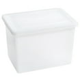 thumbnail image 1 of Cqxid Home Textile Storage Under $30 Transparent Storage Box Plastic Storage Frosted Toy Organizer Living Room Bedroom Closet Storage Box With Lid Organizer, 1 of 6
