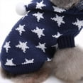 thumbnail image 3 of Halloween Pet Clothing Dog Sweater Dog Hooded Sweater Star Pattern Sweater, 3 of 5