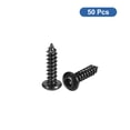 thumbnail image 3 of Tornillos autorroscantes de socket hexagonal Uxcell, tornillo de madera de acero al carbono M3 x 12mm 50paquete, 3 of 6