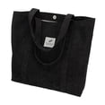thumbnail image 4 of Bolso de mano con asa superior, bolso de pana para el hombro Negro, 4 of 9