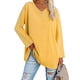 thumbnail image 3 of Blusa de mujer Nikou manga larga color puro, 3 of 6