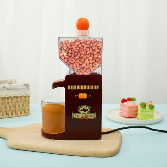 AEVXKHI Peanut Butter Machine Maker, Sauce Nut Grinder Kitchens Butter Machine, Non Slip Peanut Butter Maker Nut Grinder for Kitchens