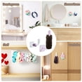 thumbnail image 5 of Paquete de 4 soportes para diadema, accesorios para el cabello, organizador de Scrunchie, ganchos de pared con purpurina transparente, soporte para corbata de pelo, organizador de almacenamiento, 5 of 5