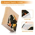 thumbnail image 5 of Yayeee Napkin Holder for Table Set of 2 Kitchen Paper Tissue Organization, Fish Pattern, 5 of 8