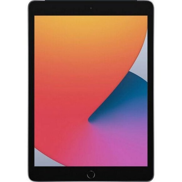 Apple iPad 10,2 Pouces 2020 Restauré Wi-Fi + Cellulaire 32 Go - Gris Cosmique (8e Génération) (Reconditionné)