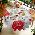 thumbnail image 4 of Round Tablecloth Flowers Spring Summer 60 x 60 Inch Round flower Table Cover for Party Dinner, 4 of 5