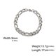 thumbnail image 1 of My Shape Fashion Cuban Chain Men Bracelet Stainless Steel 3/5/7/9mm Width Chain Bracelets Figaro Chain Boy Wrist Jewelry Couple, 1 of 5