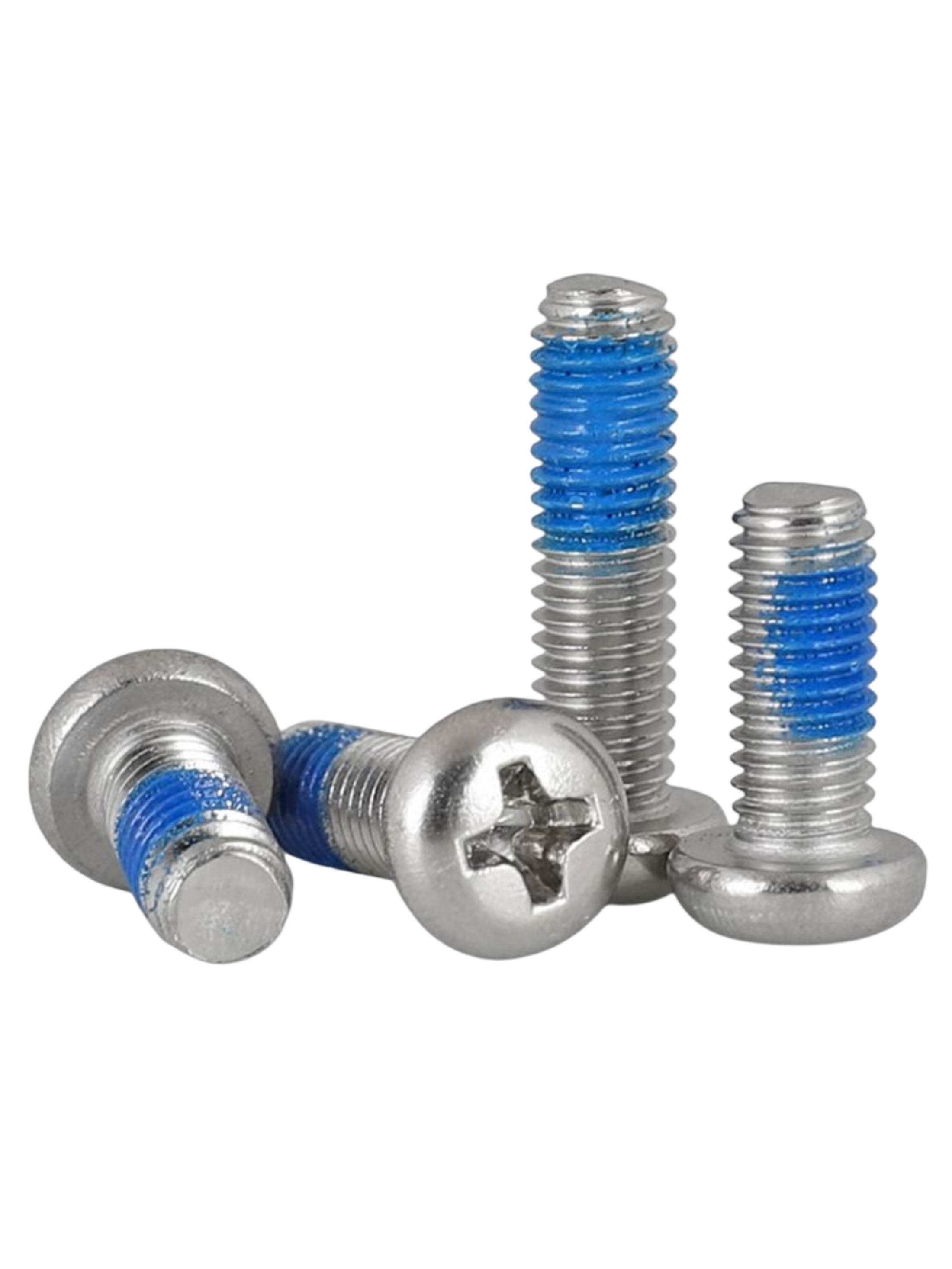 (20pcs) 304 Stainless Steel Round Head Cross Dispensing Anti-Dislodging Bolts M6x12mm
