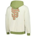 thumbnail image 3 of Men's New Era Cream/Green San Francisco Giants Color Pop Pullover Hoodie, 3 of 3