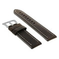 thumbnail image 2 of 24MM LEATHER WATCH BAND STRAP FOR BREITLING WATCH NAVITIMER COLT D/BROWN WS, 2 of 2