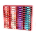 Space Saving Desk Storage Container with Multiple Sections Colorful and ...