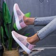 thumbnail image 6 of asdoklhq Womens Casual Shoes, Ladies Stretch Cloth Large Size Women's Casual Sports Weaving Shoes, 6 of 9