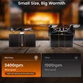 thumbnail image 5 of Warmtoo 5/6/7Blades Fireplace Fan,Heat Powered Stove Fan for Log Burner/Fireplace, Eco Friendly and Efficient Wood Stove Fan, 5 of 9