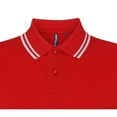 thumbnail image 3 of Asquith & Fox Mens Classic Fit Tipped Polo Shirt, 3 of 4