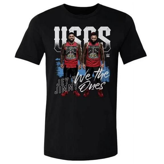 WWE The USOS Black T-Shirt , Jey X Jimmy