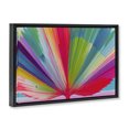 thumbnail image 2 of Stupell Industries Contemporary Palm Fan In Spectrum Black Floating Frame Canvas Art, 25 x 17, by Chromatic Storm Studio, 2 of 8