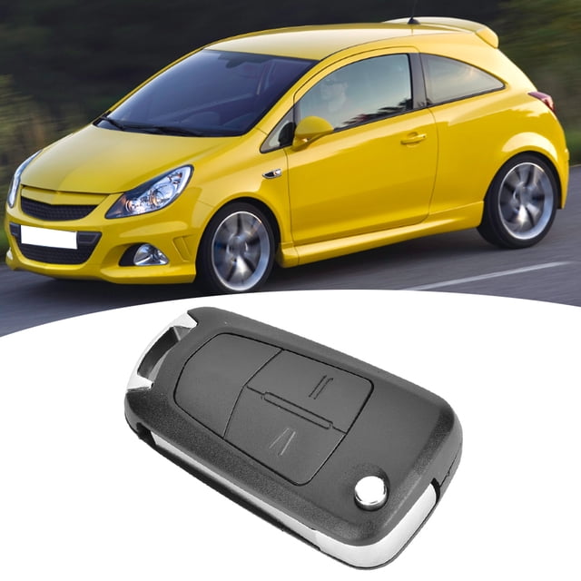 Funda Para Llave, Accesorio Plegable Para Llave, Repuesto De Llavero, 2 Botones, Plegable Automático Para Vauxhall Men Opel Astra H Car