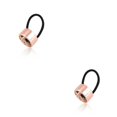 thumbnail image 4 of yingyy Bandes pour Cheveux Haute Élasticité Style Simple Ornements Extensibles Élégant Anneau de Queue de Cheval Lourd pour Femmes Filles Rouge Rose 2 Ensembles, 4 of 6