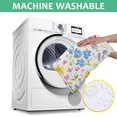 thumbnail image 6 of Pioneer Flower Floral Print Pattern Square Tablecloth, Waterproof Wipeable Spillproof Washable Table Cover for Home Kitchen Party Decor, 52"x52", 6 of 6